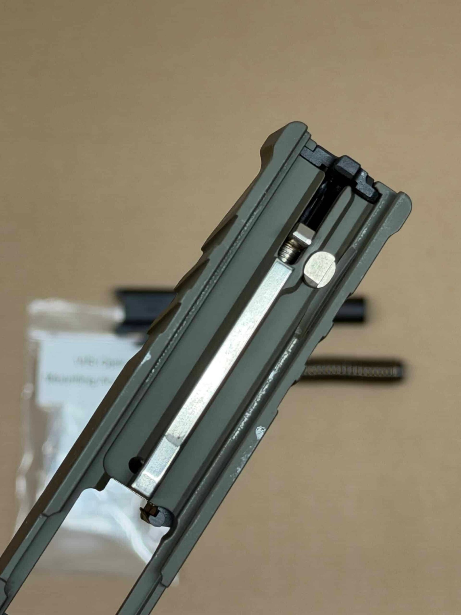 Springfield Echelon OEM Complete Slide OD Green – Barrel & Recoil Spring – 9mm Optic Ready – Factory NEW - Image 8