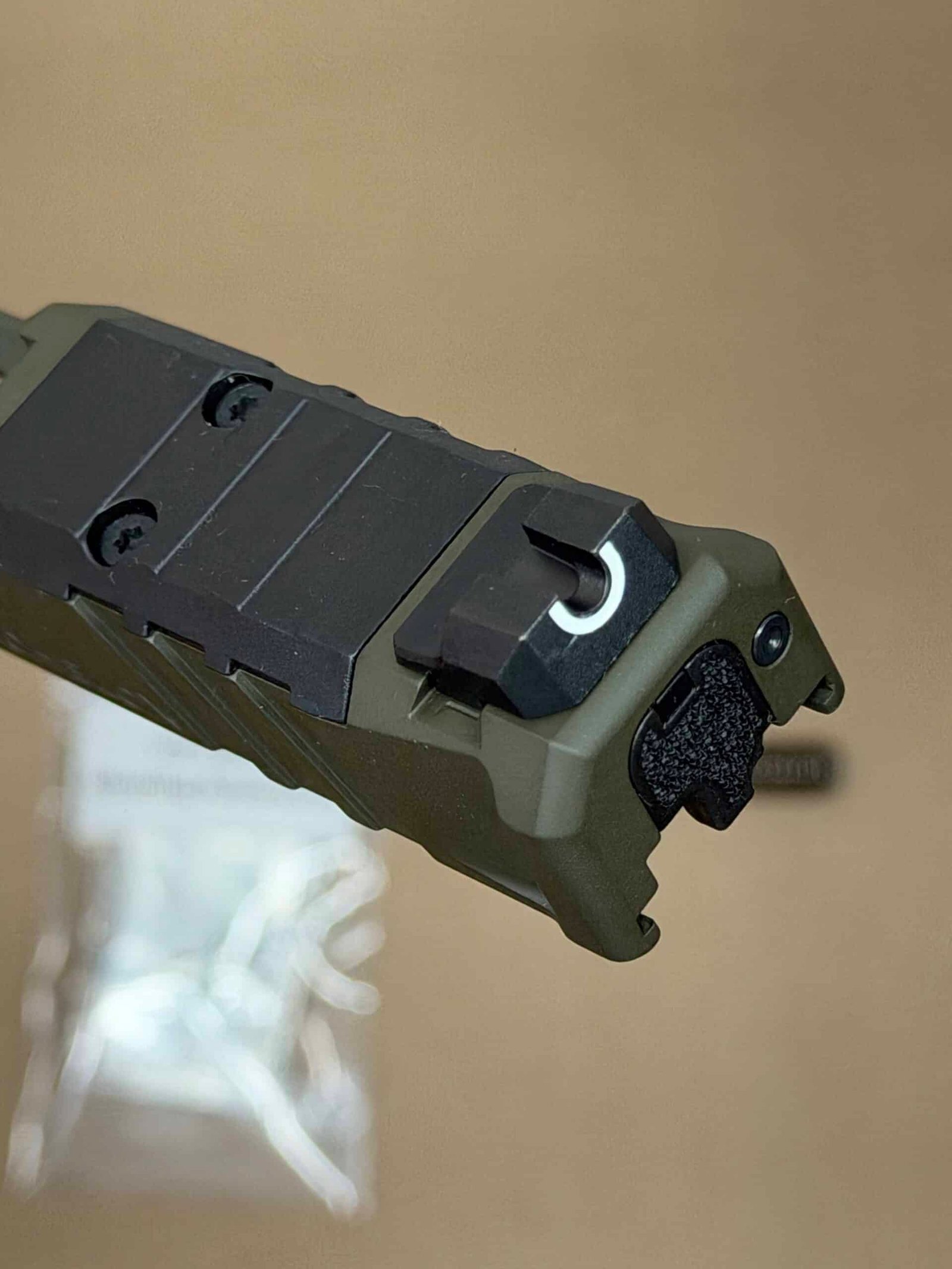 Springfield Echelon OEM Complete Slide OD Green – Barrel & Recoil Spring – 9mm Optic Ready – Factory NEW - Image 7