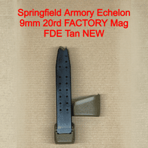 Springfield Armory Echelon OEM 20 Round Magazine – 9mm – FDE Tan Finish – Factory NEW - EC6020F