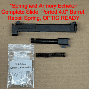 Springfield Echelon Compact OEM Complete Black Comped Slide Ported Barrel 9mm Optic Ready Factory New