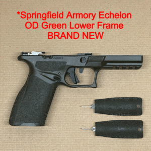 Springfield Armory Echelon OEM Lower Frame – OD Green Grip Module NEW – Factory Parts