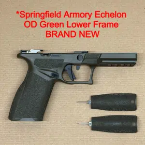 Springfield Armory Echelon OEM Lower Frame – OD Green Grip Module NEW – Factory Parts