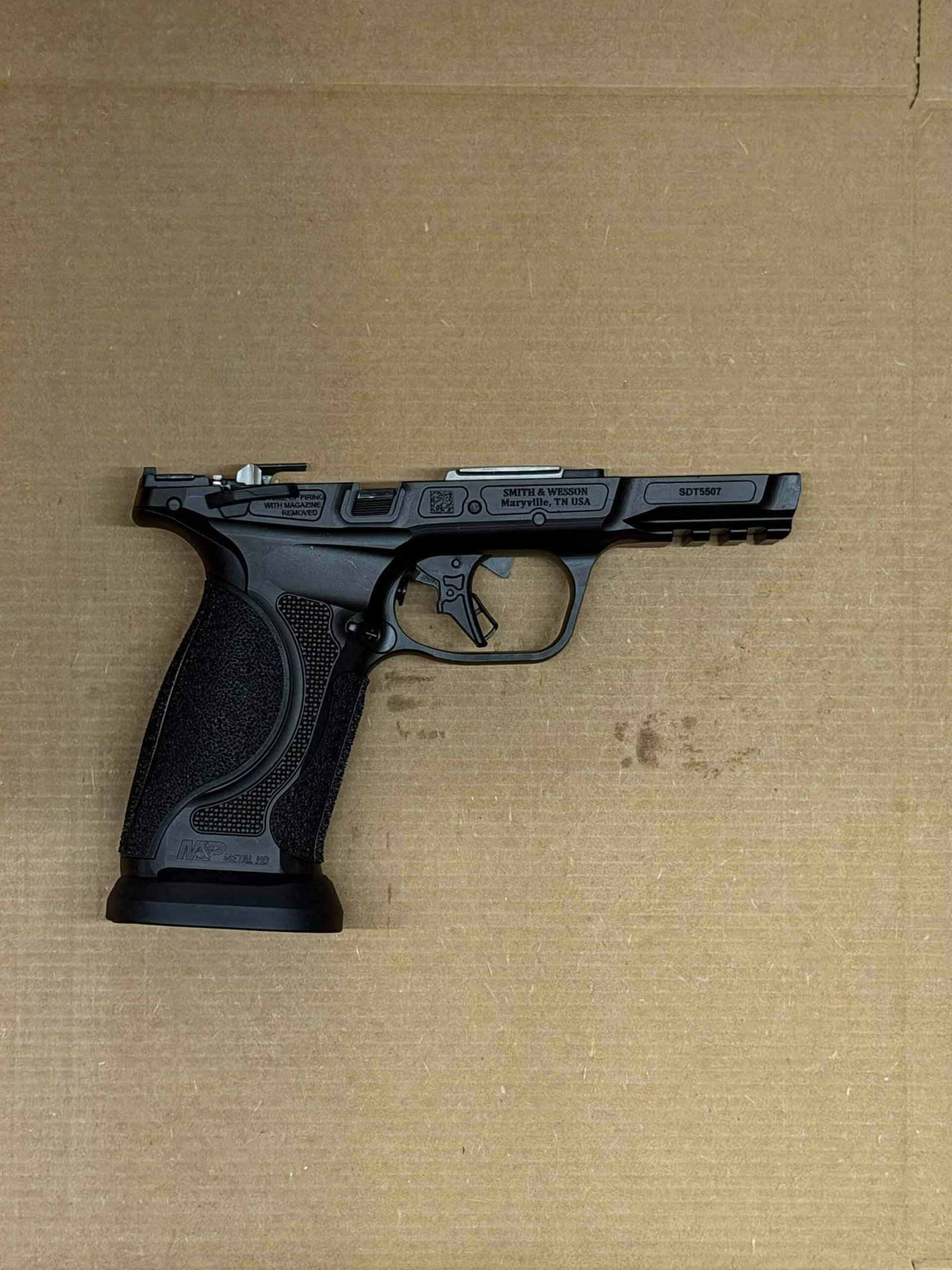 Smith & Wesson M&P9 M2.0 Competitor METAL HD OEM Steel Frame – Manual Safety – NEW - Image 2