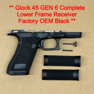 GLOCK 45 Gen 6 OEM Factory Lower Frame – Genuine Factory Parts NEW