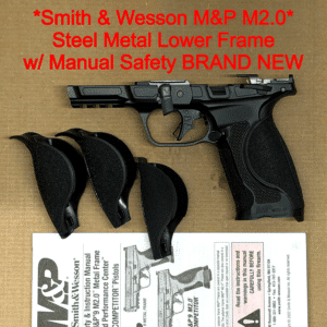 Smith & Wesson M&P9 M2.0 METAL HD OEM Steel Frame – Manual Safety – NEW