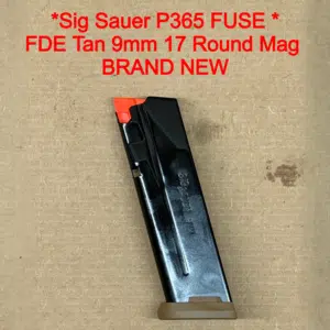 Sig Sauer OEM P365 Fuse 17 Round Magazine FDE Tan w Extension NEW 8901206