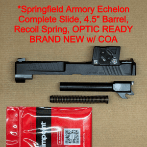 Springfield Echelon 9mm OEM 4.5" Complete Slide with Aimpoint COA Factory Installed Optic - NEW