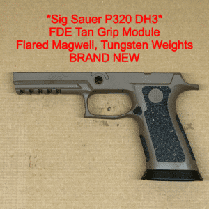 SIG SAUER P320 DH3 Grip Module Tungsten Infused FDE Tan OEM NEW