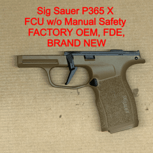 Sig Sauer P365 OEM Factory FCU – FDE Grip Module – No Manual Safety – Straight Trigger – NEW