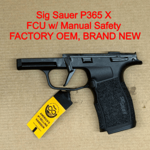 Sig Sauer P365 OEM Factory FCU – Manual Safety – Straight Trigger & Grip Module – NEW