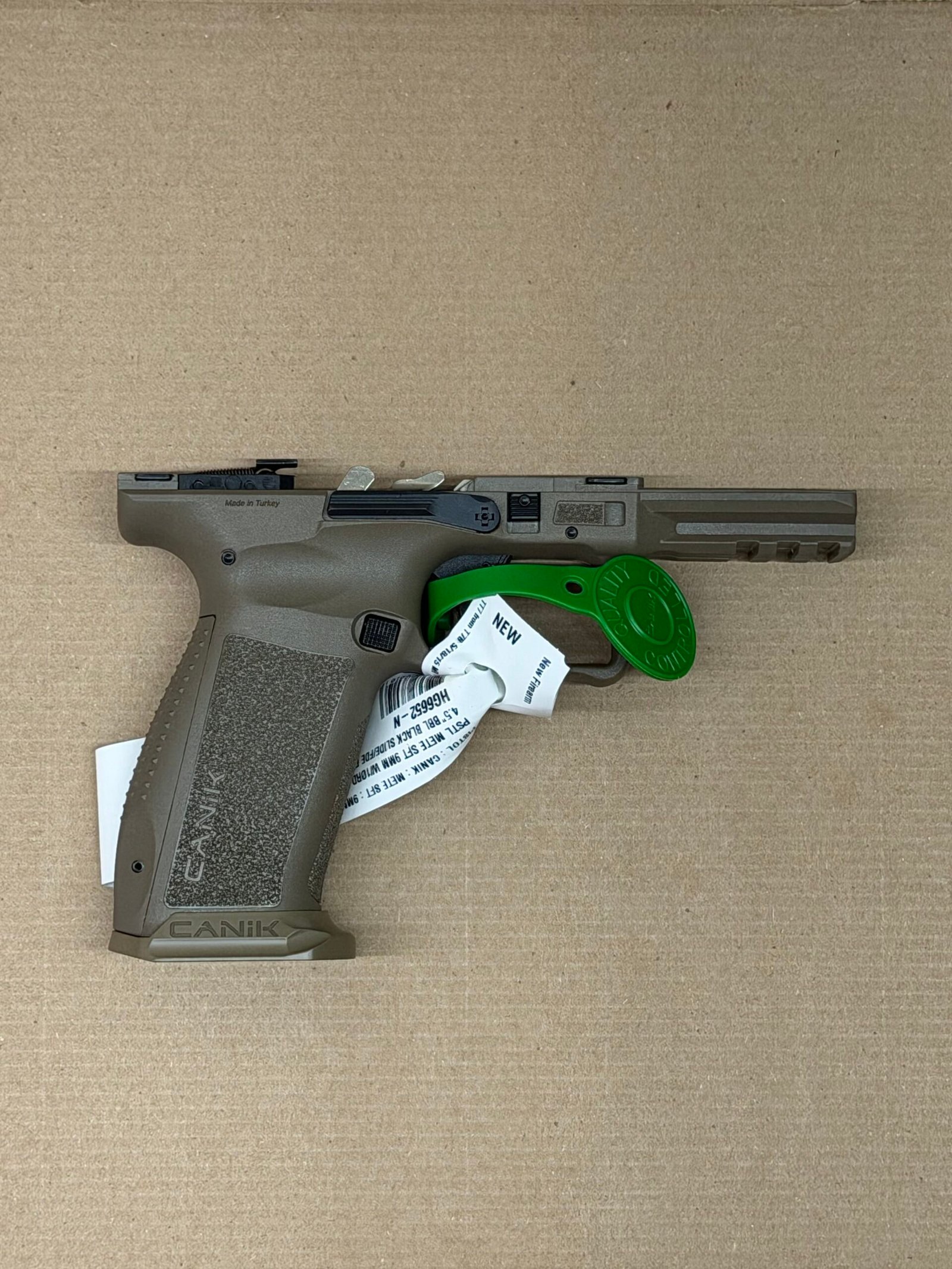 NEW - FACTORY Canik Mete SFx SFT 9mm Lower Frame Assembly Grip Module Full Size FDE - Image 2