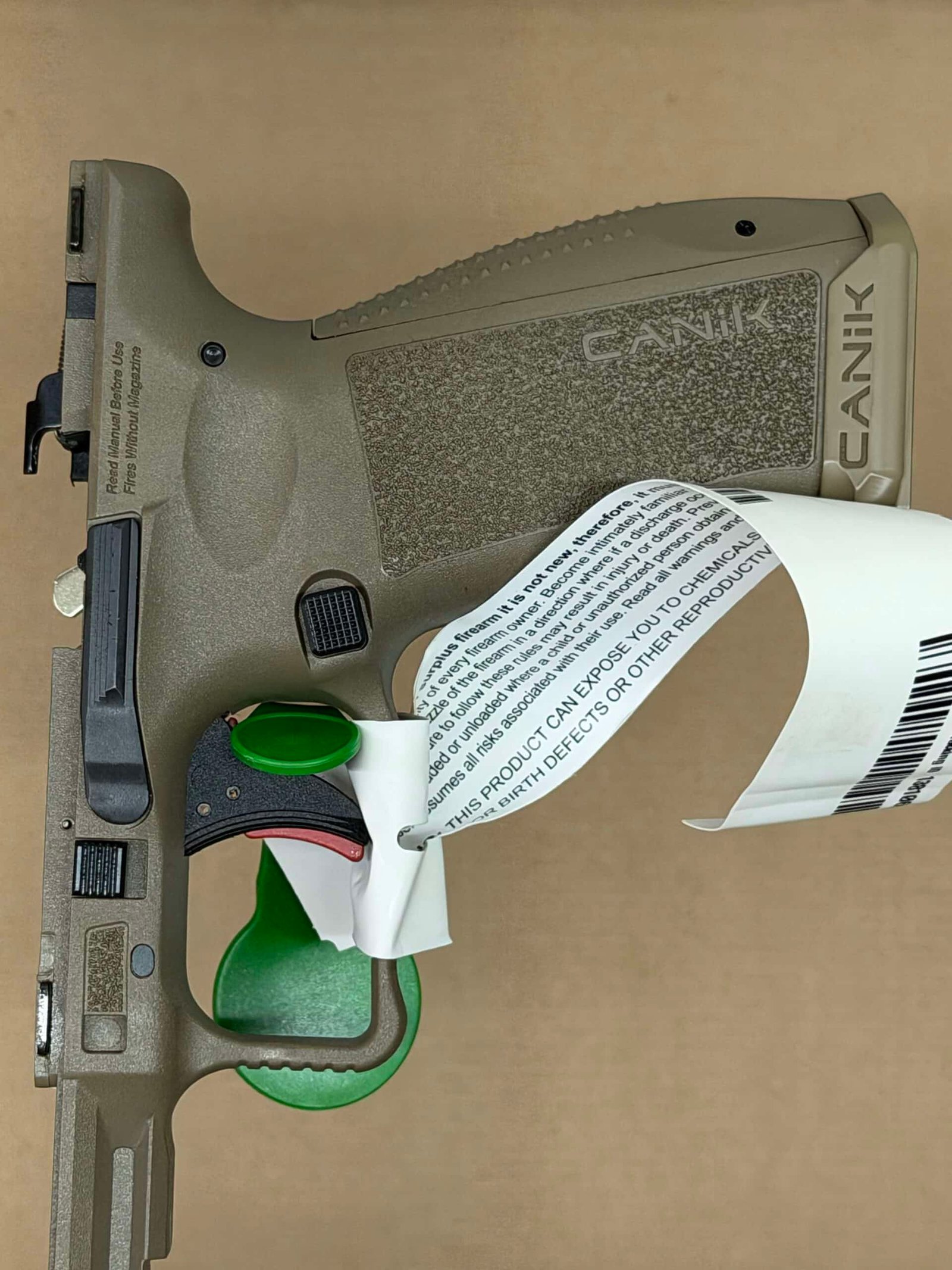 NEW - FACTORY Canik Mete SFx SFT 9mm Lower Frame Assembly Grip Module Full Size FDE - Image 6