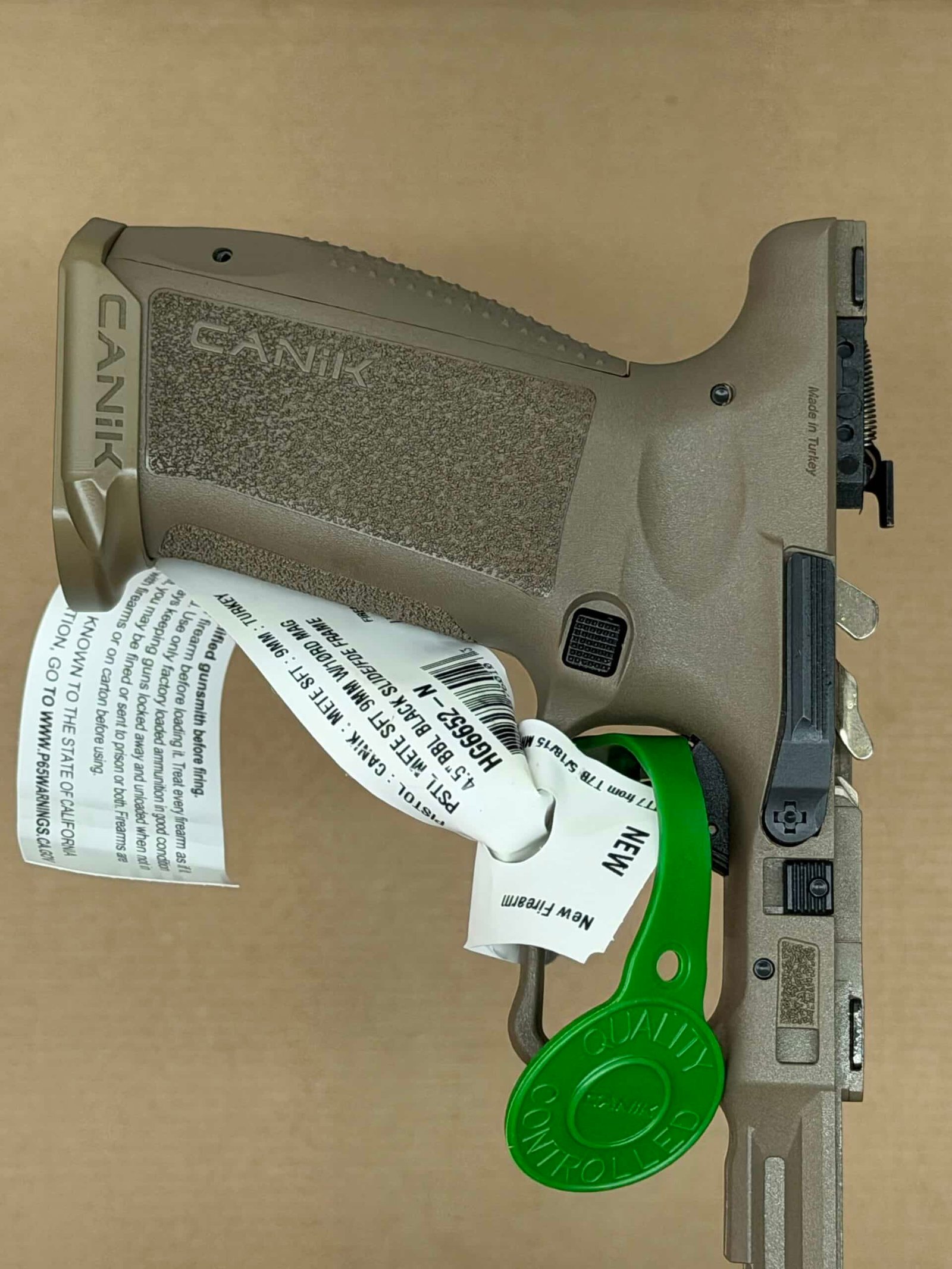 NEW - FACTORY Canik Mete SFx SFT 9mm Lower Frame Assembly Grip Module Full Size FDE - Image 5