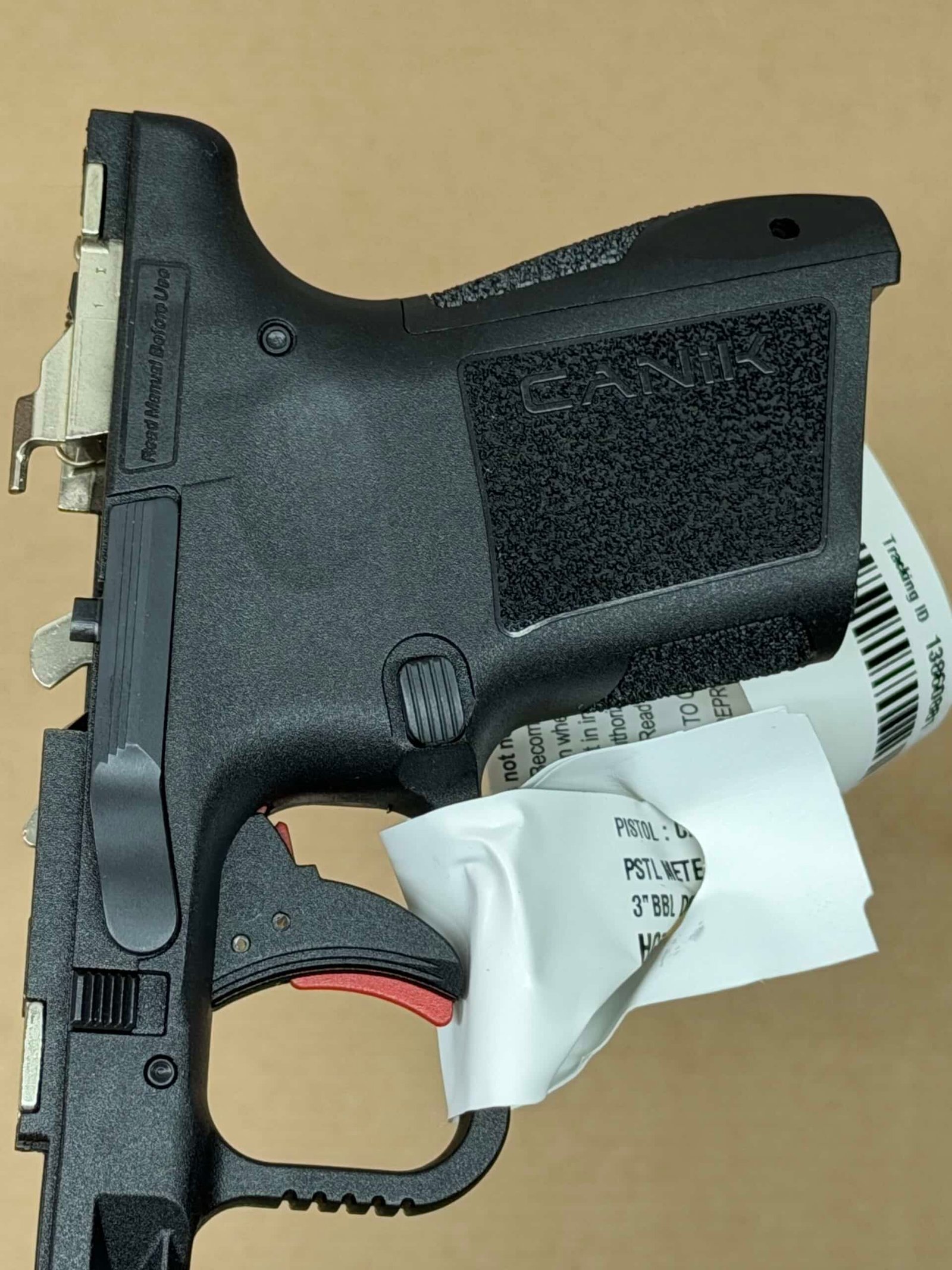 NEW - FACTORY Canik Mete MC9 9mm Lower Frame Assembly Grip Module Micro Compact Black - Image 6