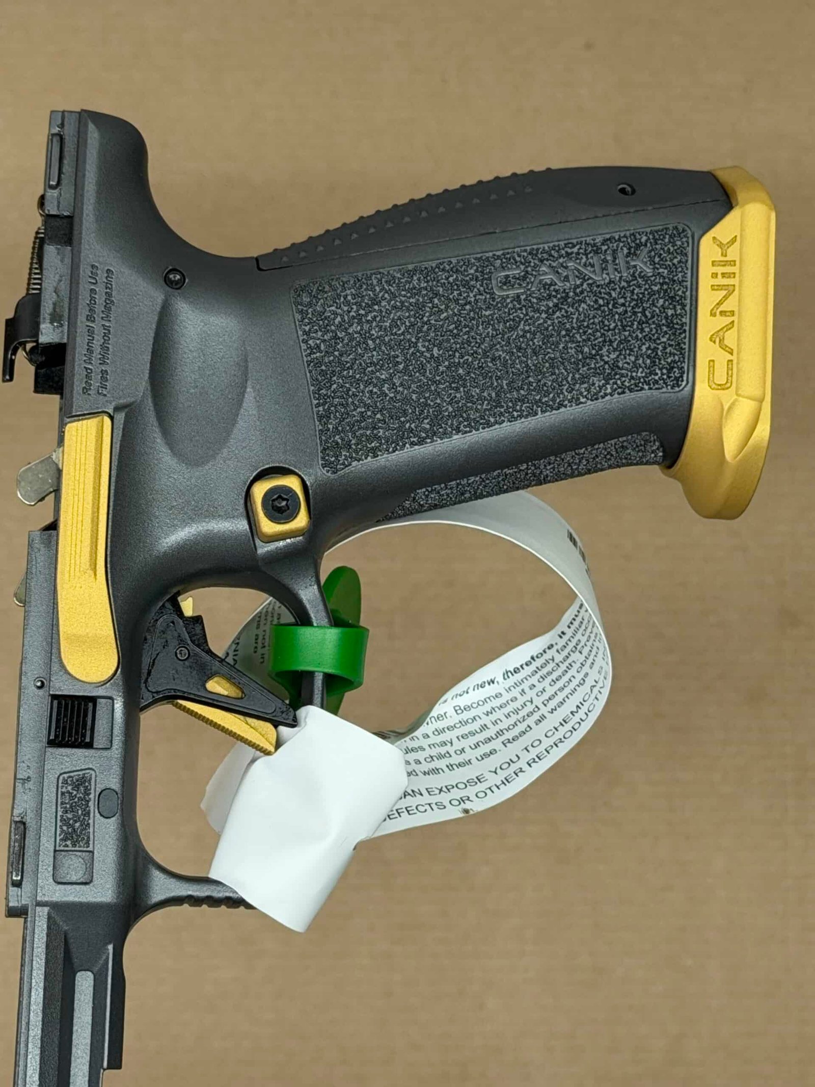 NEW - FACTORY Canik SFx Rival 9mm Lower Frame Assembly Flat Face Trigger Full Size Gray - Image 5