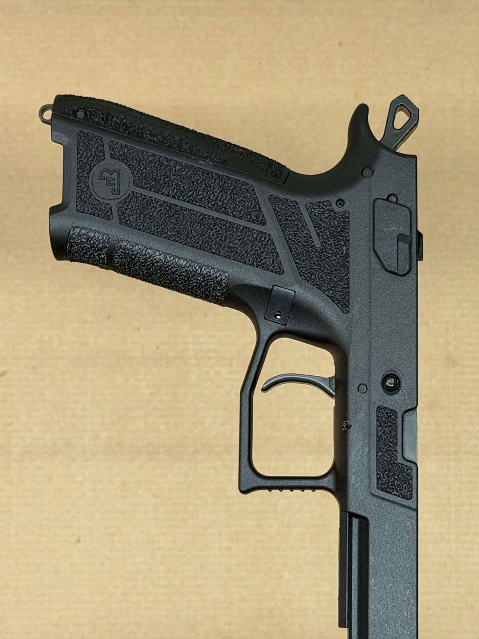 NEW - FACTORY CZ-USA P-09 Nocturne 9mm Lower Frame Assembly Manual Safety Full Size Black - Image 5