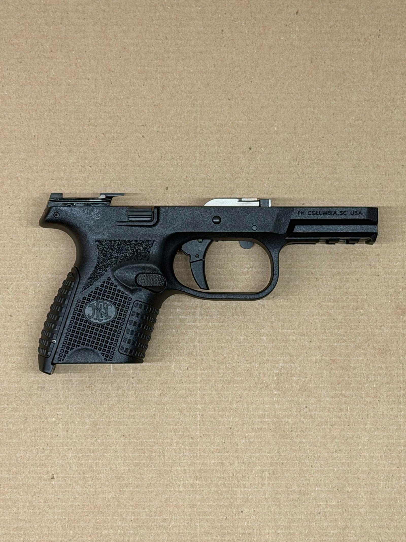 NEW - FACTORY FN 509 Compact 9mm Lower Frame Assembly Flat Face Trigger Compact Black - Image 2