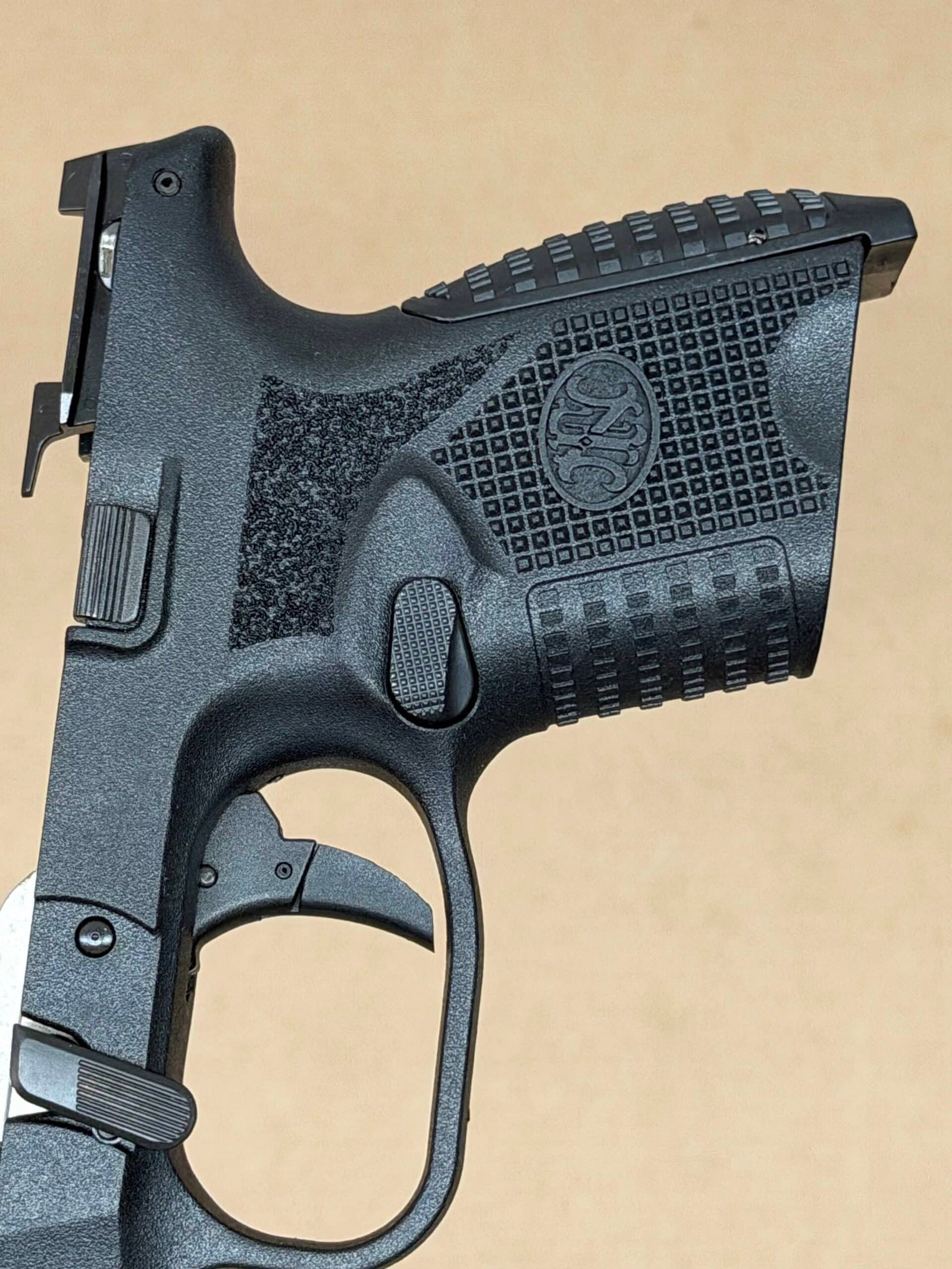 NEW - FACTORY FN 509 Compact 9mm Lower Frame Assembly Flat Face Trigger Compact Black - Image 6