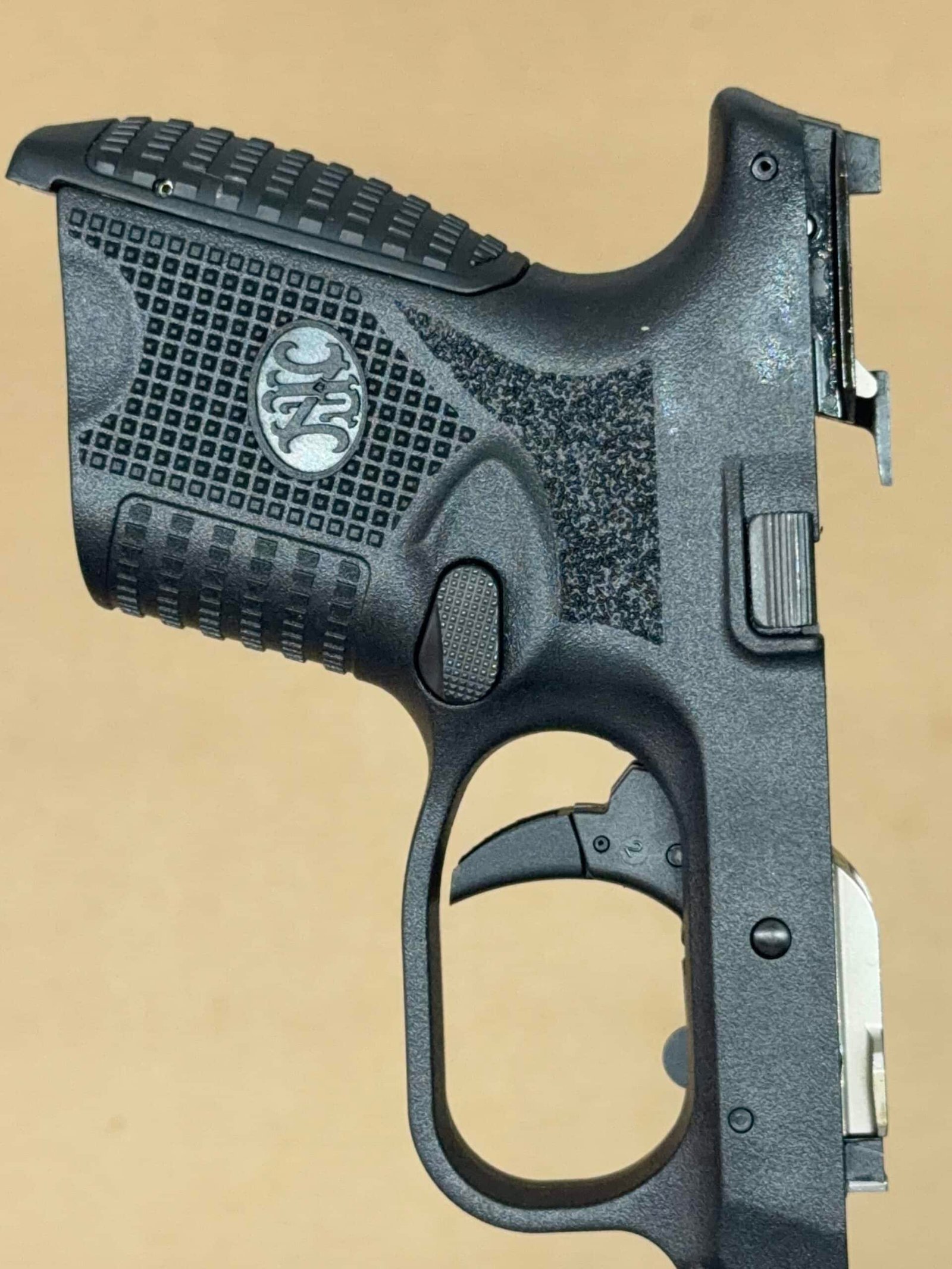 NEW - FACTORY FN 509 Compact 9mm Lower Frame Assembly Flat Face Trigger Compact Black - Image 5