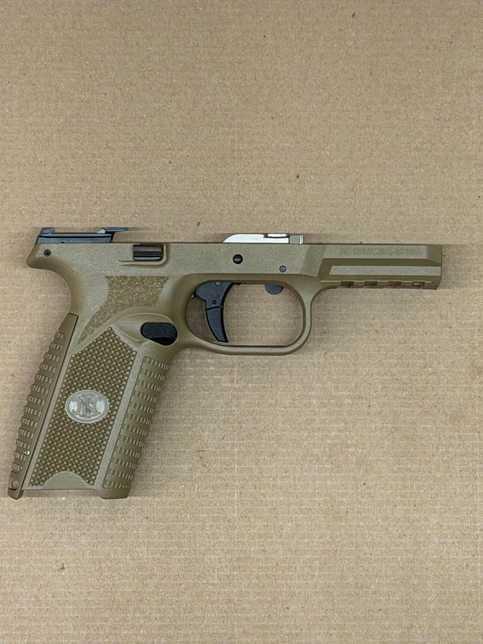 NEW - FACTORY FN 509 9mm Lower Frame Assembly Full Size FDE - Image 2