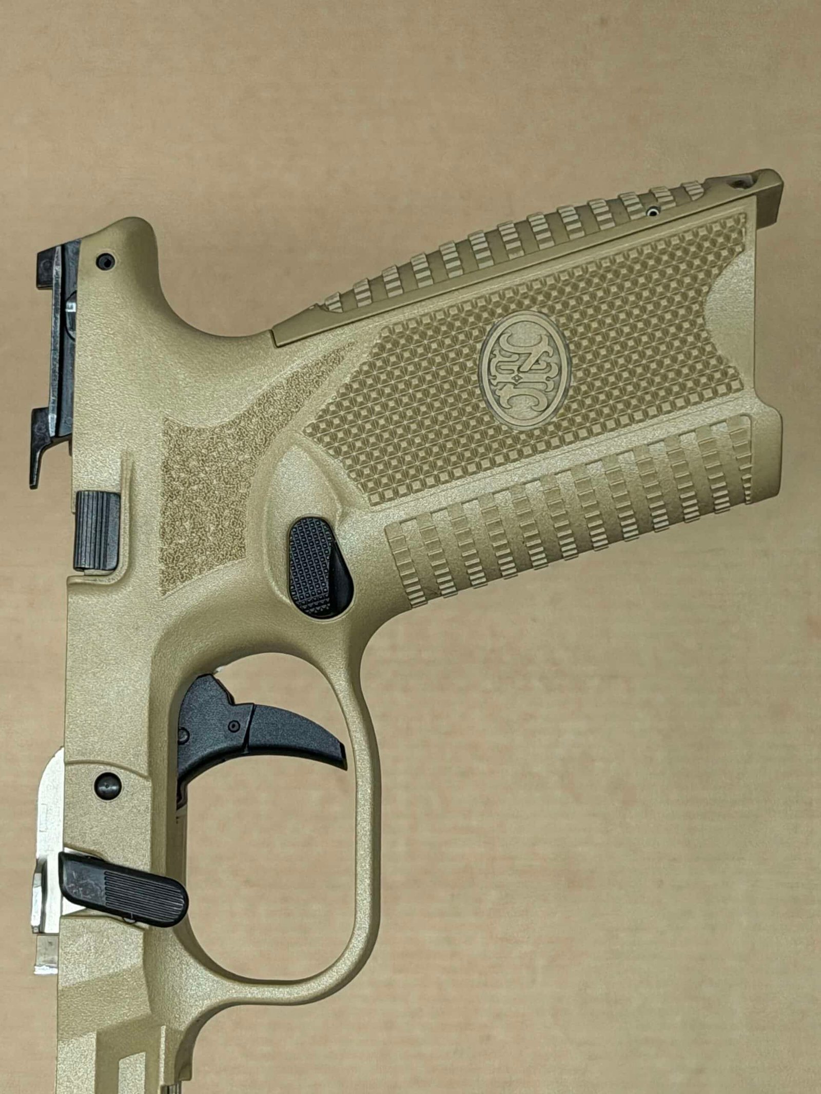NEW - FACTORY FN 509 9mm Lower Frame Assembly Full Size FDE - Image 6