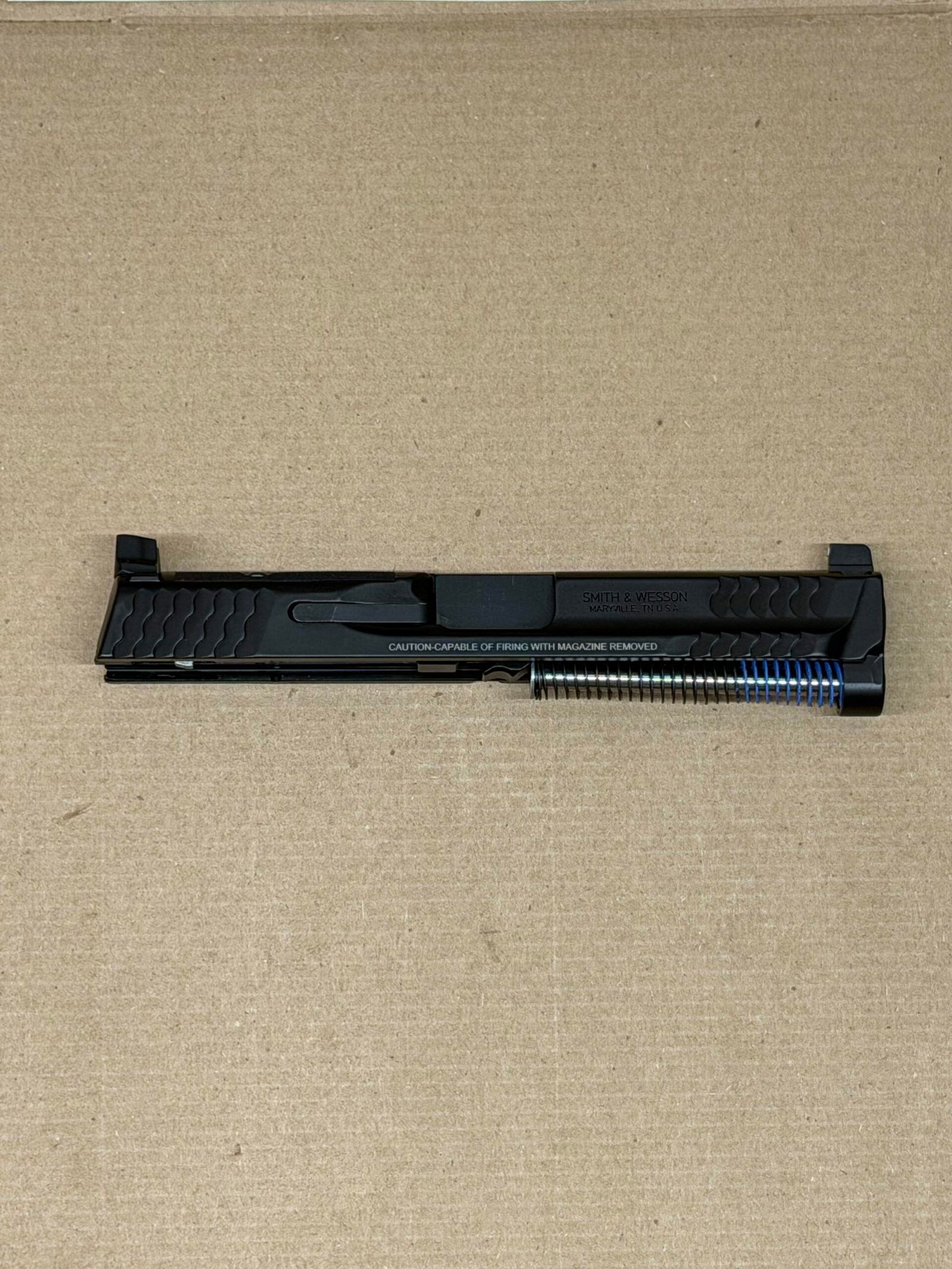 NEW - FACTORY M&P 2.0 Full Size Smith & Wesson S&W M&P 9 4.25” Black Optics Ready Slide - Image 4