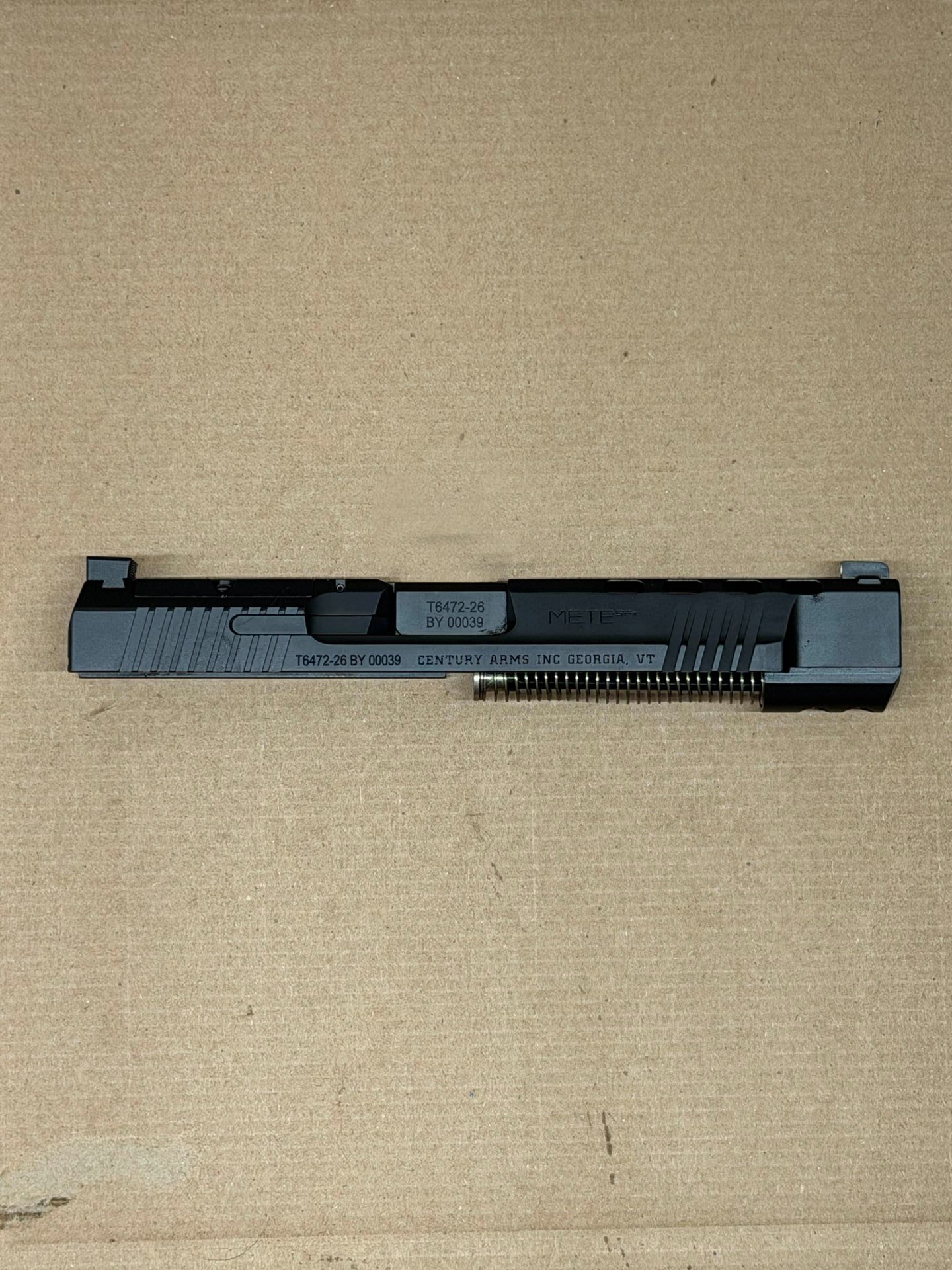 NEW - FACTORY Canik Mete SFx 9mm 5.2” Optics Ready RMRcc Slide Assembly - Image 4