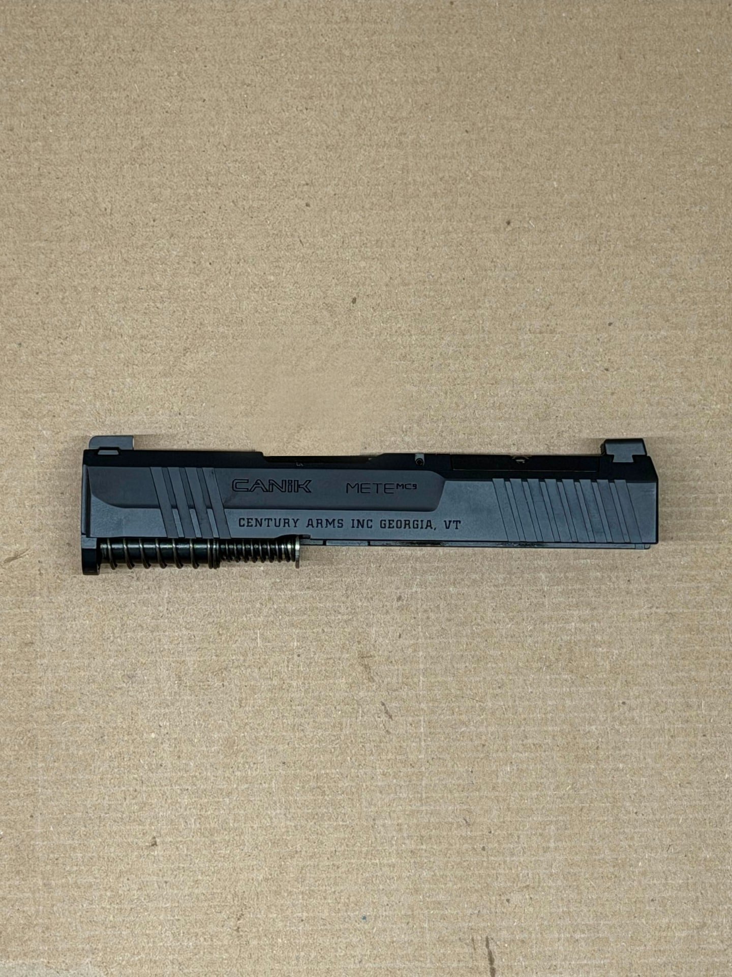 NEW - FACTORY Canik Mete MC9 9mm 3.18” Optics Ready Slide Assembly - Image 2