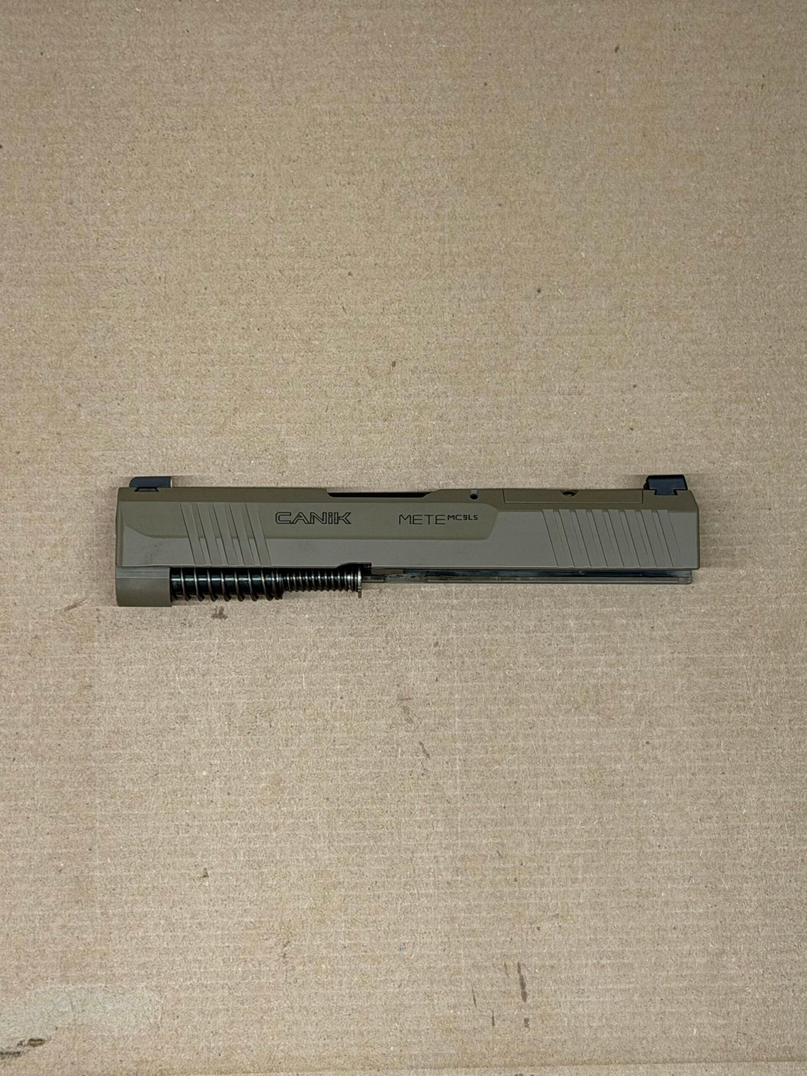 NEW - FACTORY Canik Mete MC9LS 9mm 3.63” Optics Ready FDE Slide Assembly - Image 2