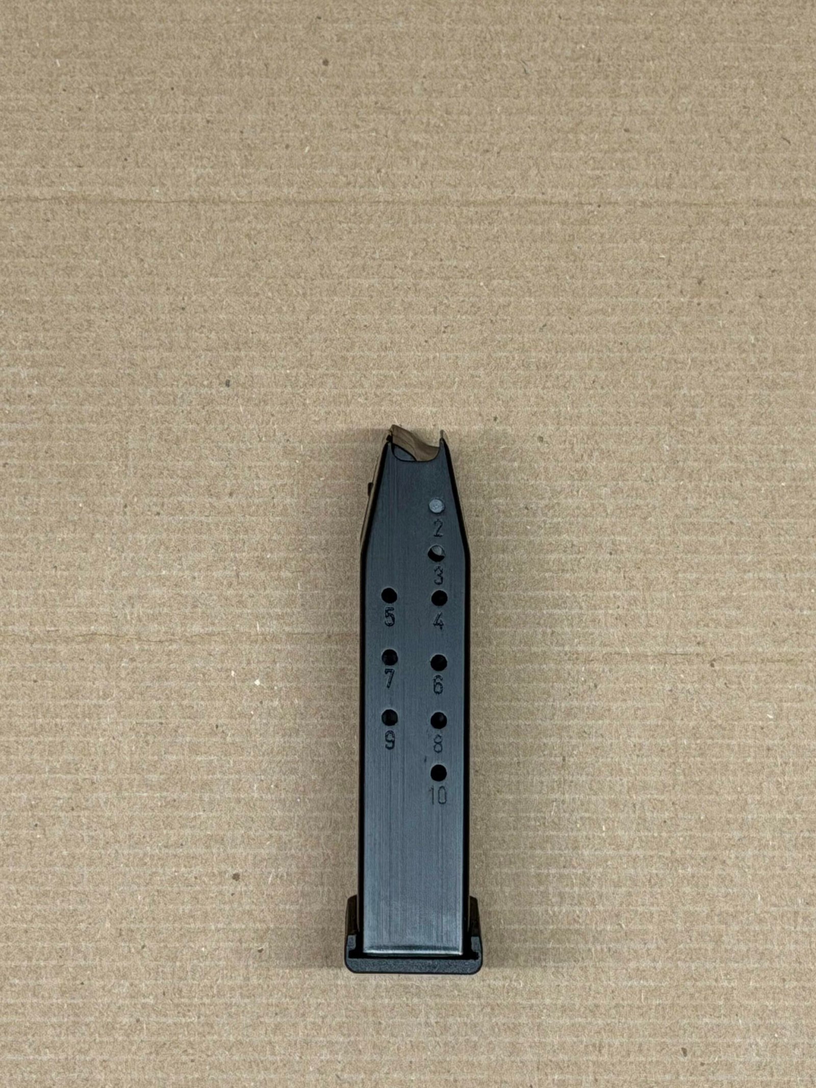 Canik METE MC9 9mm 10 Round Magazine OEM Factory Black Pinky Extension Steel Replacement - MA2279 - Image 2