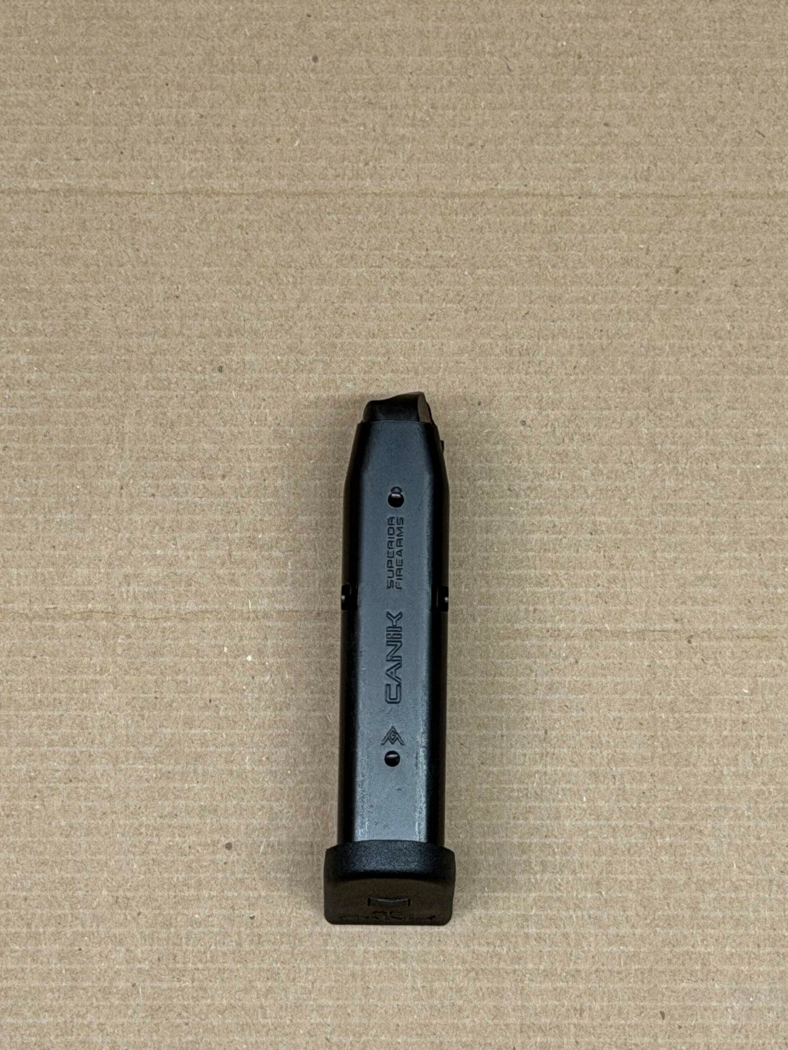 Canik METE MC9 9mm 10 Round Magazine OEM Factory Black Pinky Extension Steel Replacement - MA2279 - Image 3
