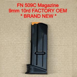FN 509 Compact 9mm 10 Round Magazine OEM Factory Pinky Extension Steel Replacement - 20-100377