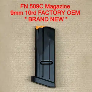 FN 509 Compact 9mm 10 Round Magazine OEM Factory Steel Replacement Magazine - 20-100377
