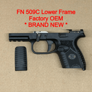 NEW - FACTORY FN 509 Compact 9mm Lower Frame Assembly Flat Face Trigger Compact Black