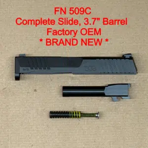 NEW - FACTORY FN 509 Compact 9mm 3.7” Complete Slide Assembly Black