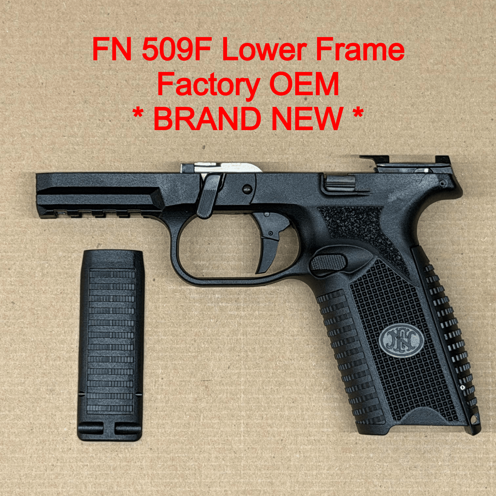 NEW - FACTORY FN 509 9mm Lower Frame Assembly Full Size Black