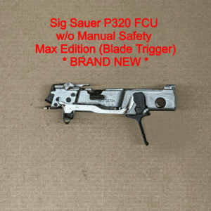 NEW - FACTORY SIG SAUER P320 9mm Fire Control Unit FCU Max Michel Edition Flat Trigger Black