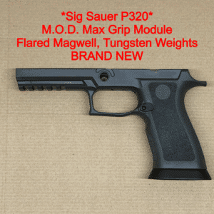 NEW - FACTORY SIG SAUER P320 XFive Max 2 TXG Grip Module Full Size Gray Springer Precision RH