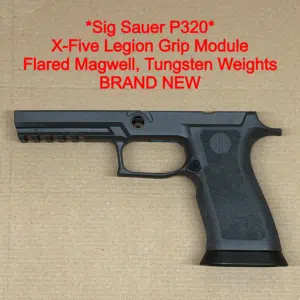 NEW - FACTORY SIG SAUER P320 XFive Legion TXG Grip Module Full Size X-Series Gray