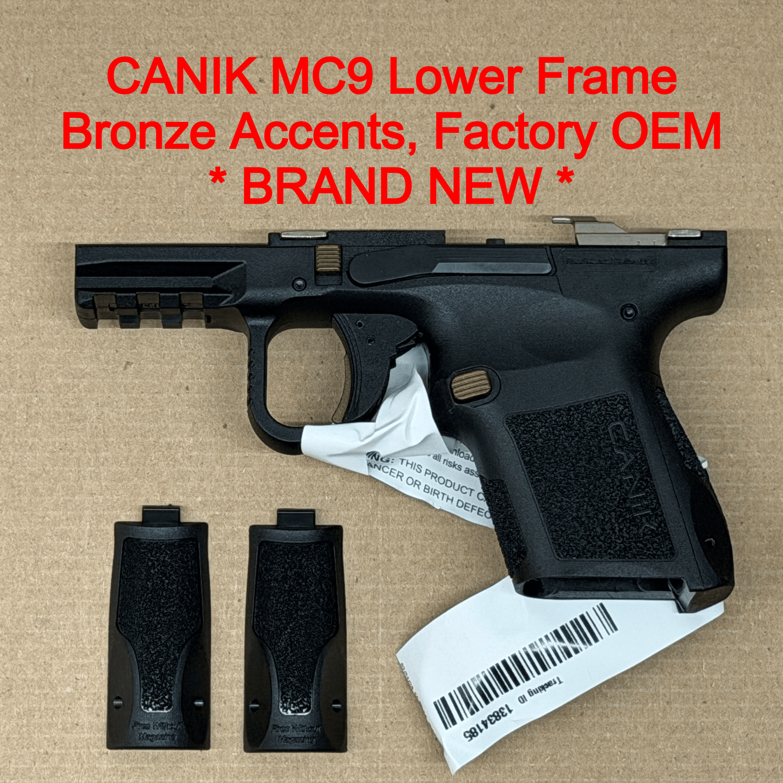 NEW - FACTORY Canik Mete MC9 9mm Lower Frame Assembly Grip Module Micro Compact Black Bronze