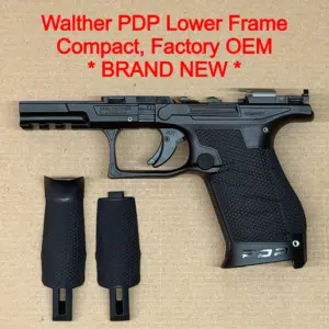 NEW - FACTORY Walther PDP 9mm Lower Frame Assembly Performance Trigger Black