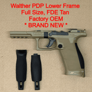 NEW - FACTORY Walther PDP 9mm Lower Frame Assembly Full Size Performance Trigger FDE