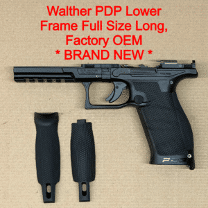 NEW - FACTORY Walther PDP 9mm Lower Frame Assembly Full Size Performance Trigger Long Rail Black