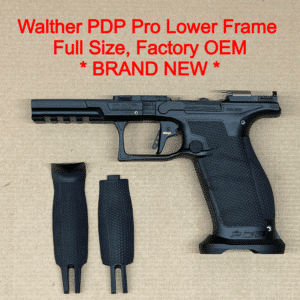 NEW - FACTORY Walther PDP Pro E 9mm Lower Frame Assembly Full Size Dynamic Trigger Black