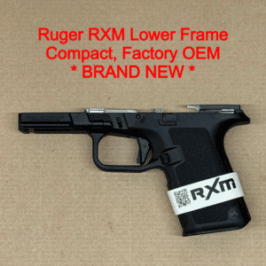 NEW - FACTORY Ruger RXM 9mm Lower Frame Assembly Glock 19 Compatible Compact Black