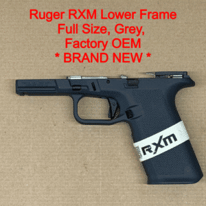 NEW - FACTORY Ruger RXM 9mm Lower Frame Assembly Glock 17 Compatible Full Size Gray