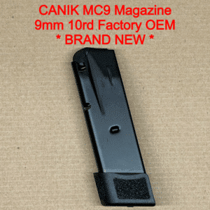 Canik METE MC9 9mm 10 Round Magazine OEM Factory Finger Rest Steel Replacement - MA2279