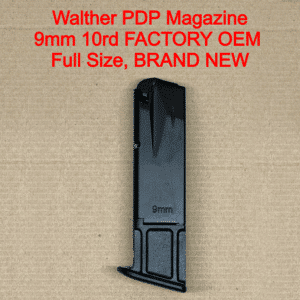 Walther PDP Full Size 9mm 10 Round Magazine OEM Factory Steel Duty Replacement - 2856905