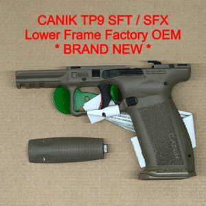 NEW - FACTORY Canik Mete SFx SFT 9mm Lower Frame Assembly Grip Module Full Size FDE