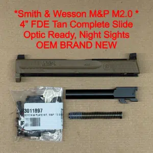 NEW - FACTORY M&P 2.0 Compact Smith & Wesson S&W M&P 9 4” FDE Optics Ready Slide